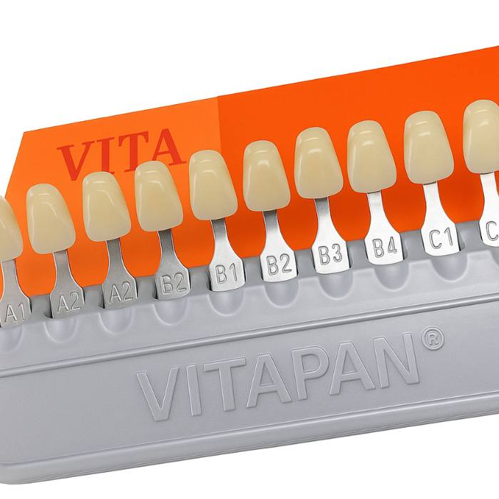 Guide de Teintes Dentaires – 16/29 Couleurs pour Évaluation du Blanchiment