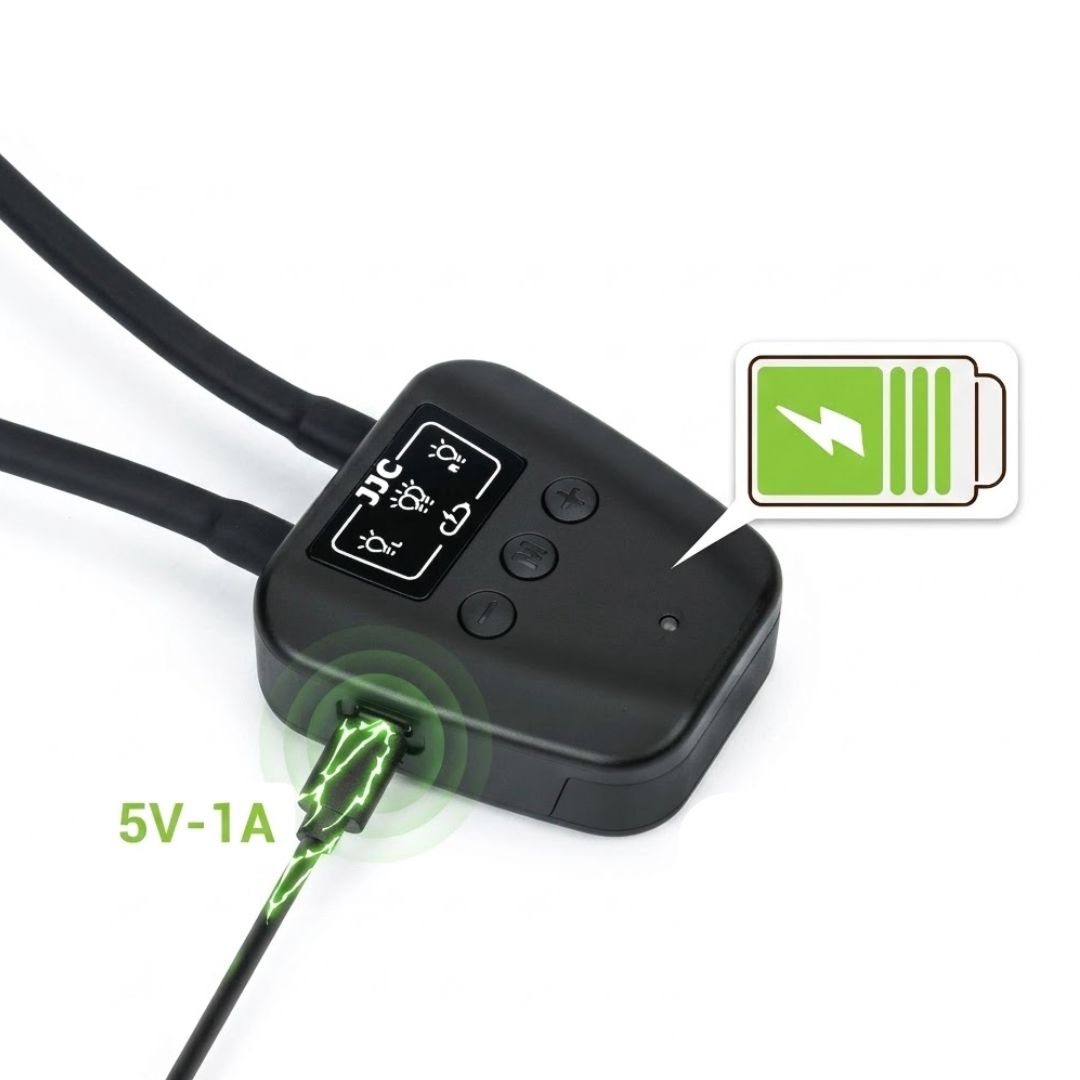 Éclairage LED double pour photographie dentaire – Compatible avec tous les modèles d'appareil photo | Luminosité réglable sur 10 niveaux