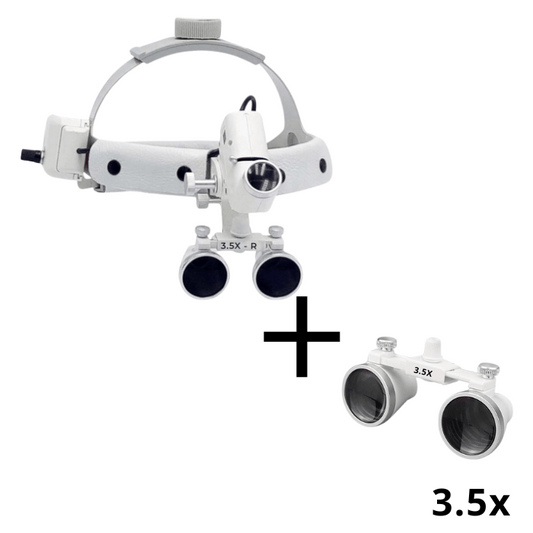 Loupe Pro Vision - Lampe Frontale 5W et Lentilles 3,5x