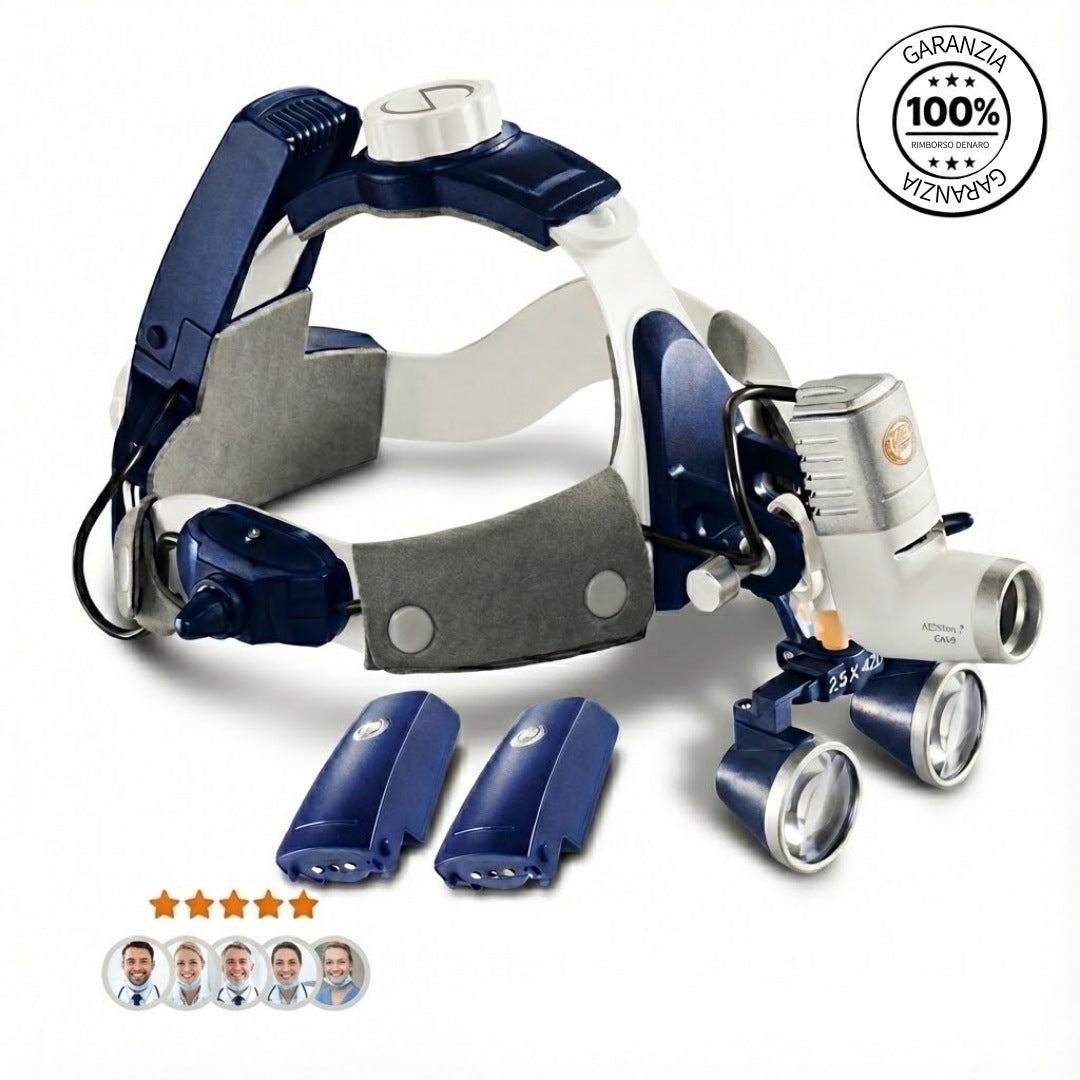 Loupe Pro Max - Lentilles 2,5x ou 3,5x et Lampe de 80 000 Lumens