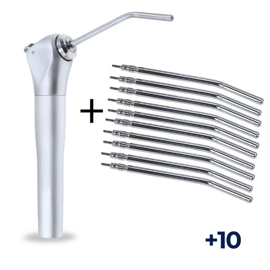 Seringue Dentaire triple air/eau + 10 Embouts Stérilisables
