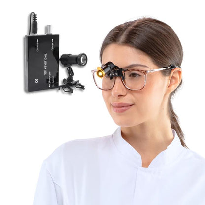Lampe Frontale X1 - Support pour Utilisation avec Loupes et Lunettes de Vue