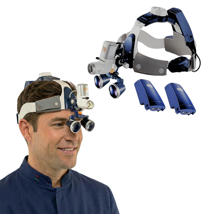 Loupe Chirurgicale - Lentilles 2,5x/3,5x et Lampe de Poche Super Puissante de 80 000 Lumens