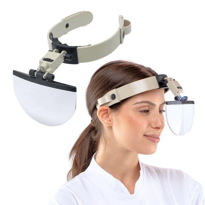 Loupe Frontale XT Pro - 4 Lentilles + Lumière LED Complémentaire