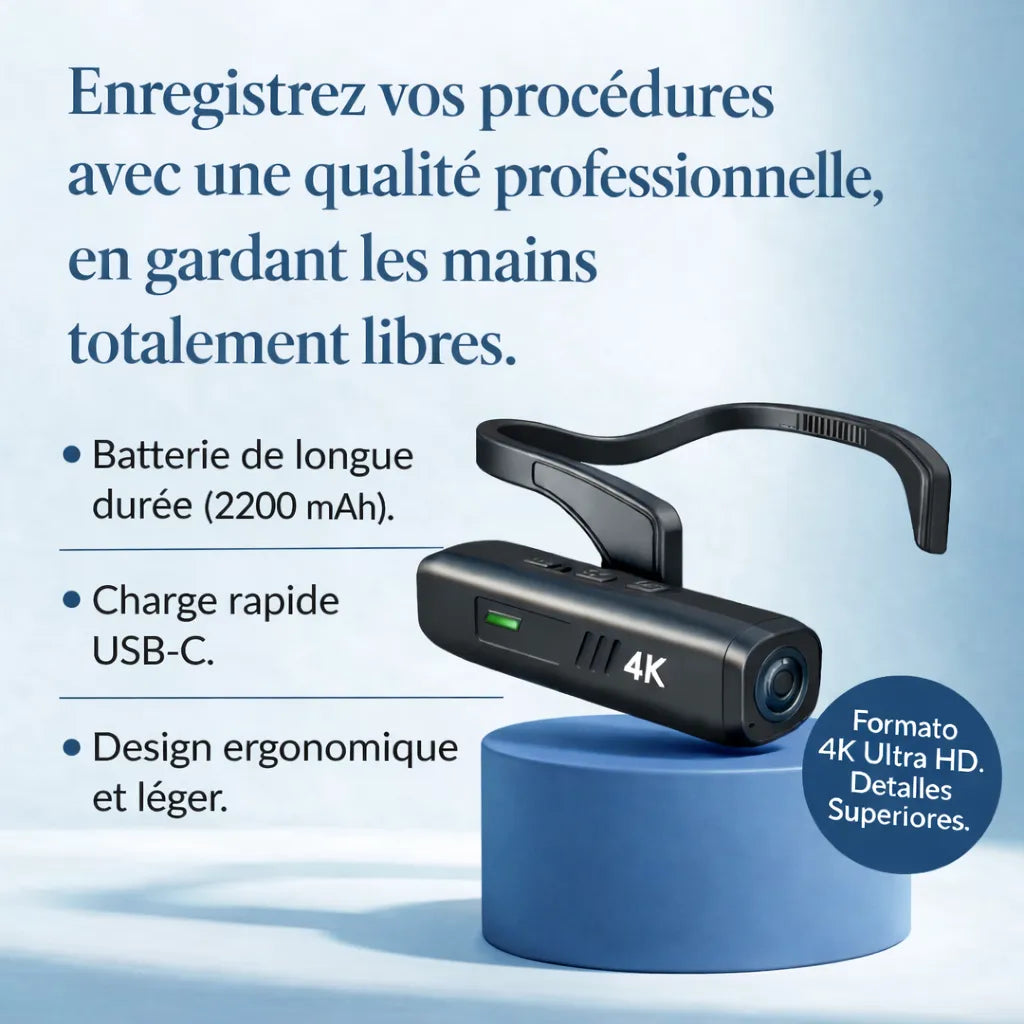 [locale:fr] Enregistrez vos procédures en qualité professionnelle — mains totalement libres