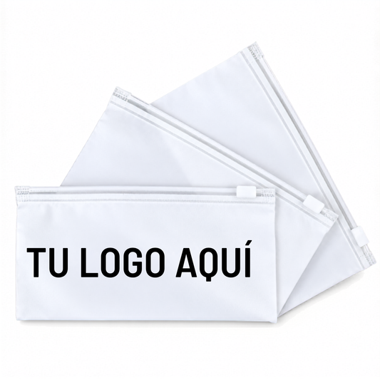 Sachets Ziplock Frosted Personnalisables avec votre Logo - 50 unités 25×15 cm