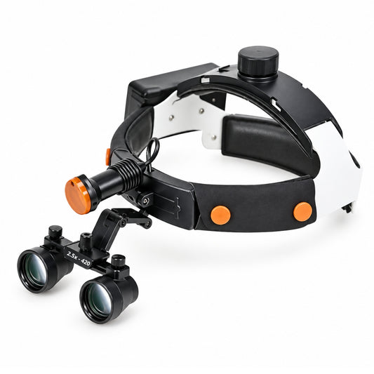 Loupe binoculaire frontale P1 avec lampe LED 5 W