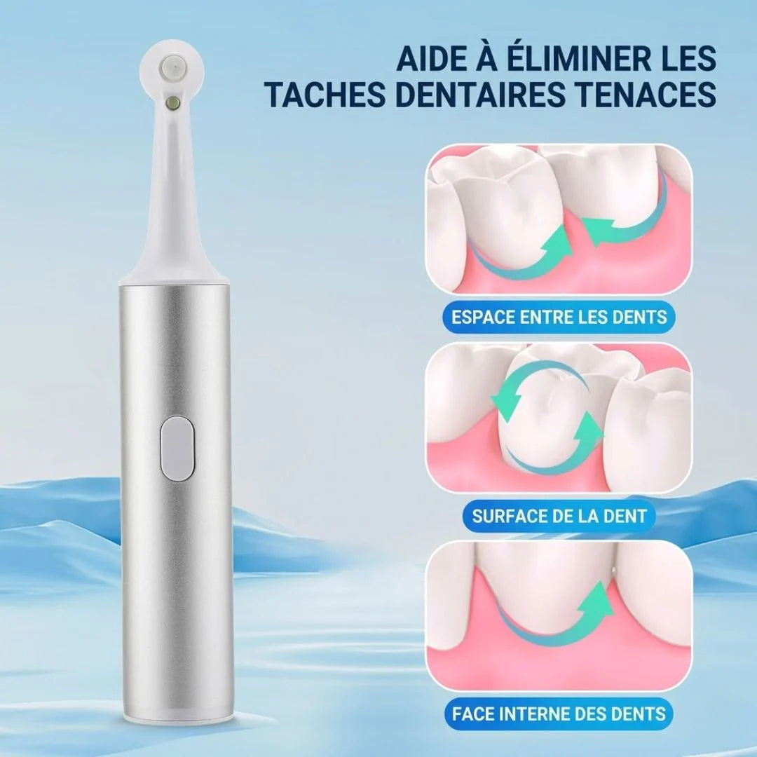Aide à éliminer les taches dentaires tenaces
